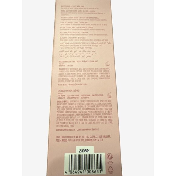 Kylie Cosmetics Matte Liquid Lipstick Lip Liner Set Exposed 701 Nude Full Size - Picture 3 of 4